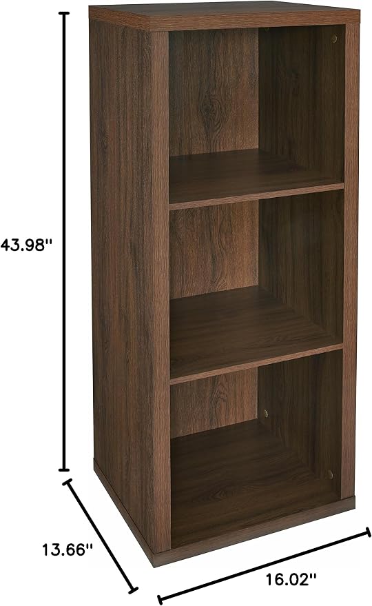 ClosetMaid 3-Cube Storage Shelf Organizer Bookshelf - Image 5