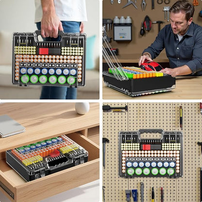 Battery Organizer Storage Holder Box Case - Image 6