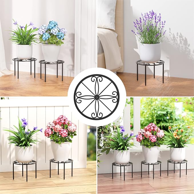 bussdis Plant Stand 1 PCS-10.2 IN Flower Pot Stand Plant Rack - Image 4