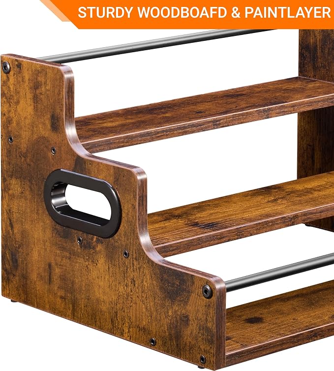 3-Tier Liquor Bottle Display Shelf - Image 8