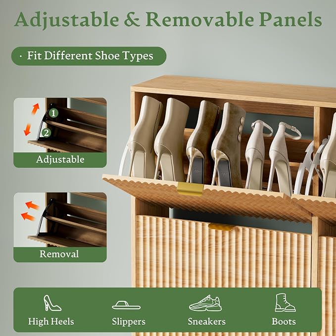 Xixini Shoe Storage Cabinet for Entryway - Image 3