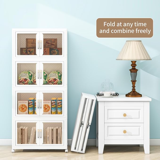 Large Clear Stackable Storage Bins - Image 6