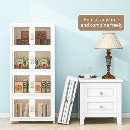 Large Clear Stackable Storage Bins - Image 6