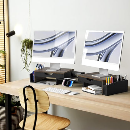 Simple Houseware Desk Dual Monitor Stand Riser - Image 5