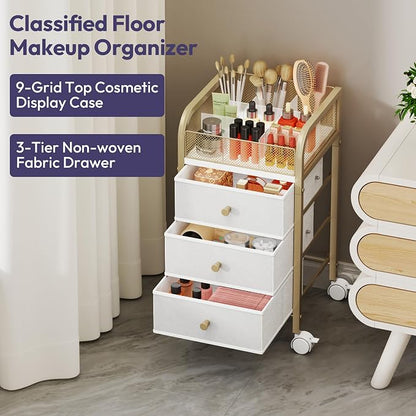 SWTYMIKI Rolling Makeup Organizer Cart - Image 8