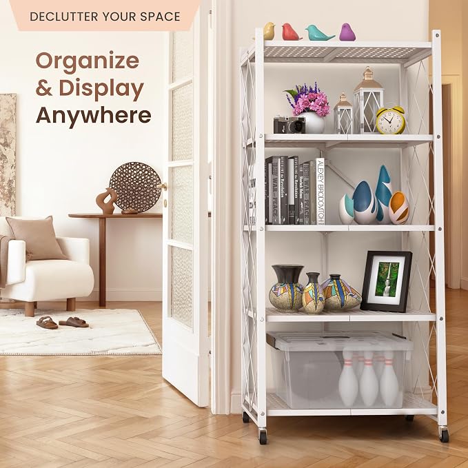 Our Modern Space 5-Tier Foldable Storage Shelf - Image 6