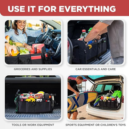 TRUNKCRATEPRO Car Organizers and Storage Premium Adjustable Multi Compartments - Image 6