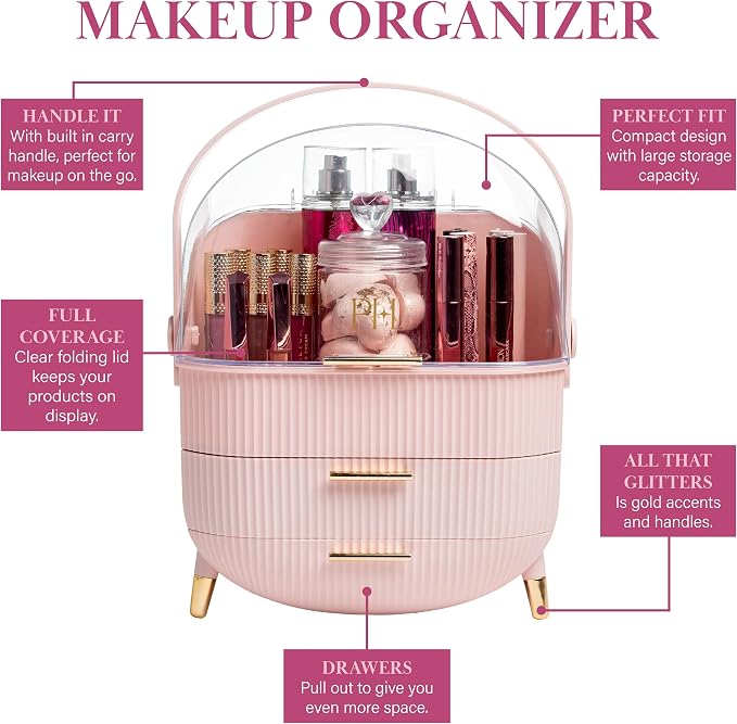 Paris Hilton Makeup Storage Organizer - Image 3