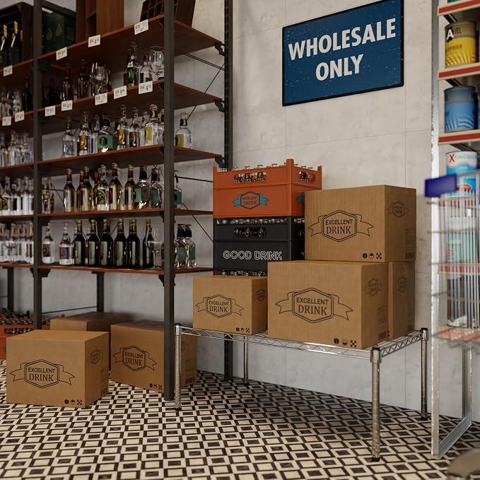 21" Deep x 36" Wide x 14" Height Wire Shelving Kit | 1-Tier | NSF Commercial - Image 2