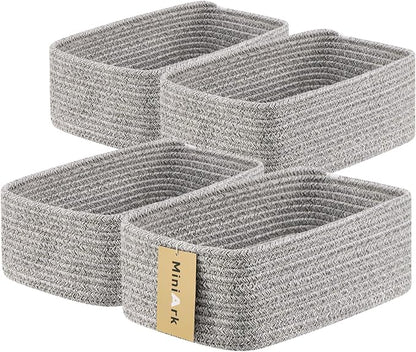 Small Storage Baskets for Organizing | Closet Organizer Bins | Shelf Toy Basket by MiniArkStorageBasketsHome