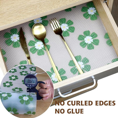 Drawer and Shelf Liner for Kitchen Cabinet, Non-Adhesive Waterproof EVA Drawer - Image 2