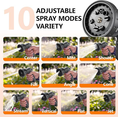 wikiwiki Retractable Garden Hose Reel 1/2 in x 100 ft, Heavy Duty Wall Mounted - Image 7