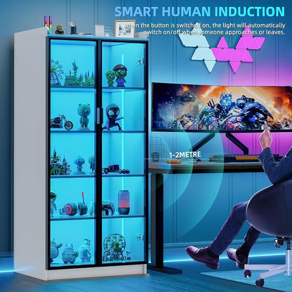 Lvifur 65" LED Display Cabinet - Image 5