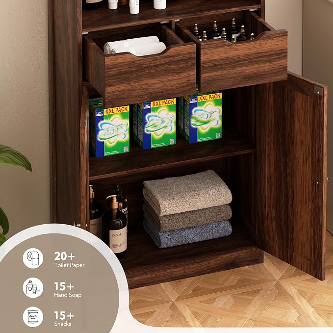 Walsunny Floor Storage Cabinet, Organizer - Image 6