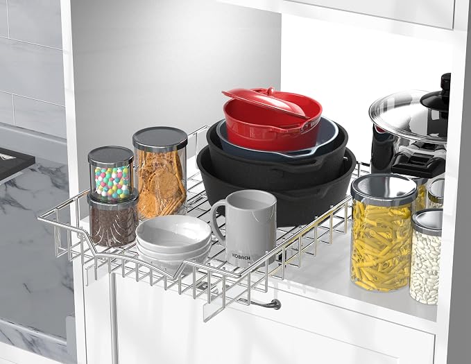 Simple Houseware Under Cabinet Pull Out Sliding Shelf Drawer, 17Dx13W | - Image 7