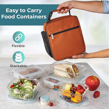 Razab 35 Pc Set Glass Food Storage Containers - Image 7