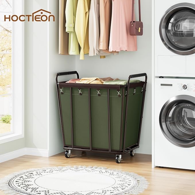 Hoctieon Large Laundry Cart - Image 2