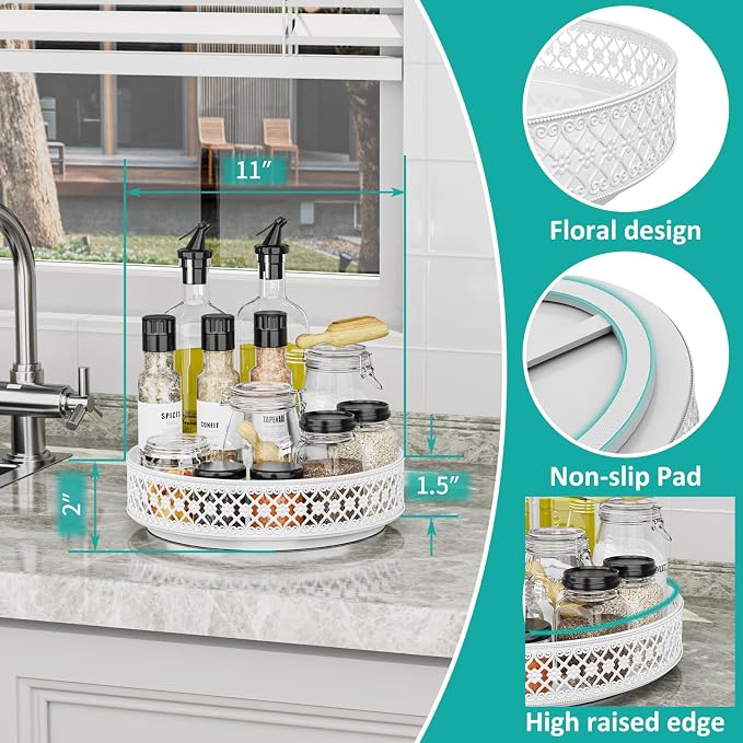 Ovicar Lazy Susan Organizer Turntable - Image 3