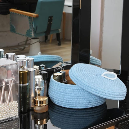 Sea Team Round Cotton Rope Storage Basket - Image 3