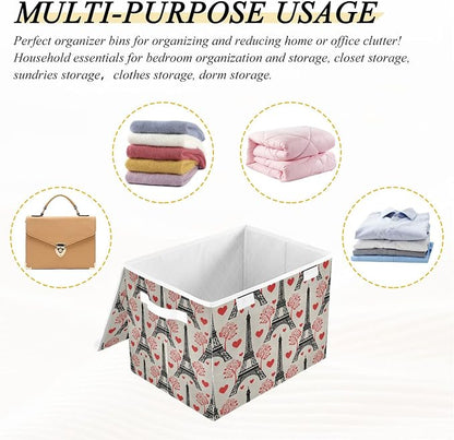 Eiffel Tower Foldable Lidded Storage Box - Image 7