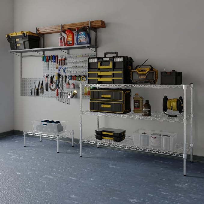 18" Deep x 48" Wide x 34" Height Wire Shelving Kit | 3-Tier | NSF Commercial - Image 5