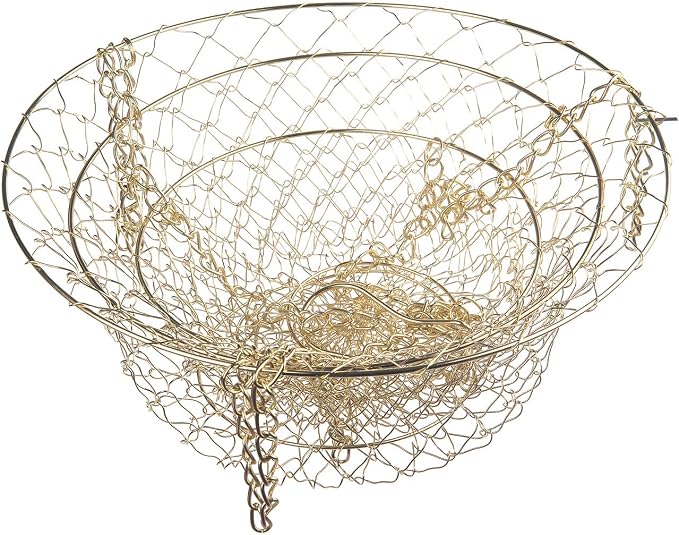 Fox Run 3-Tier Gold Kitchen Hanging Fruit Baskets - Image 4