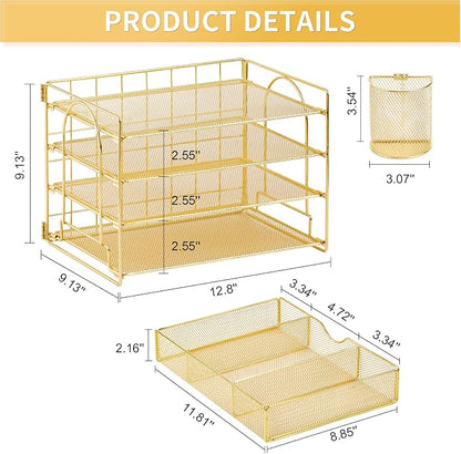 Lavatino Paper Letter Tray Organizer - Image 6