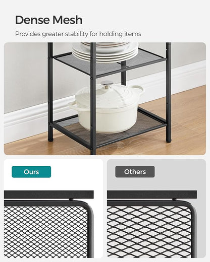 SONGMICS 6-Tier Storage Rack, Bathroom Shelf, Extendable Plant Stand - Image 5