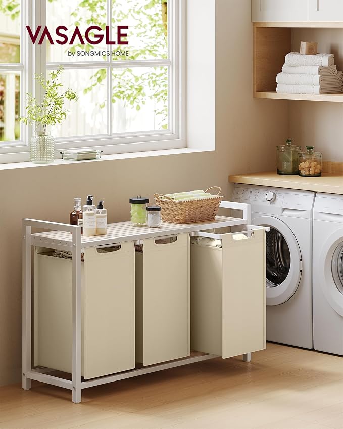 VASAGLE Laundry Hamper, Laundry Basket Sorter - Image 2