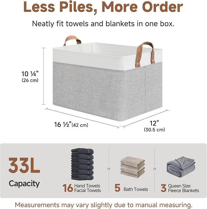StorageWorks Storage Bins, Fabric Storage Bins - Image 6