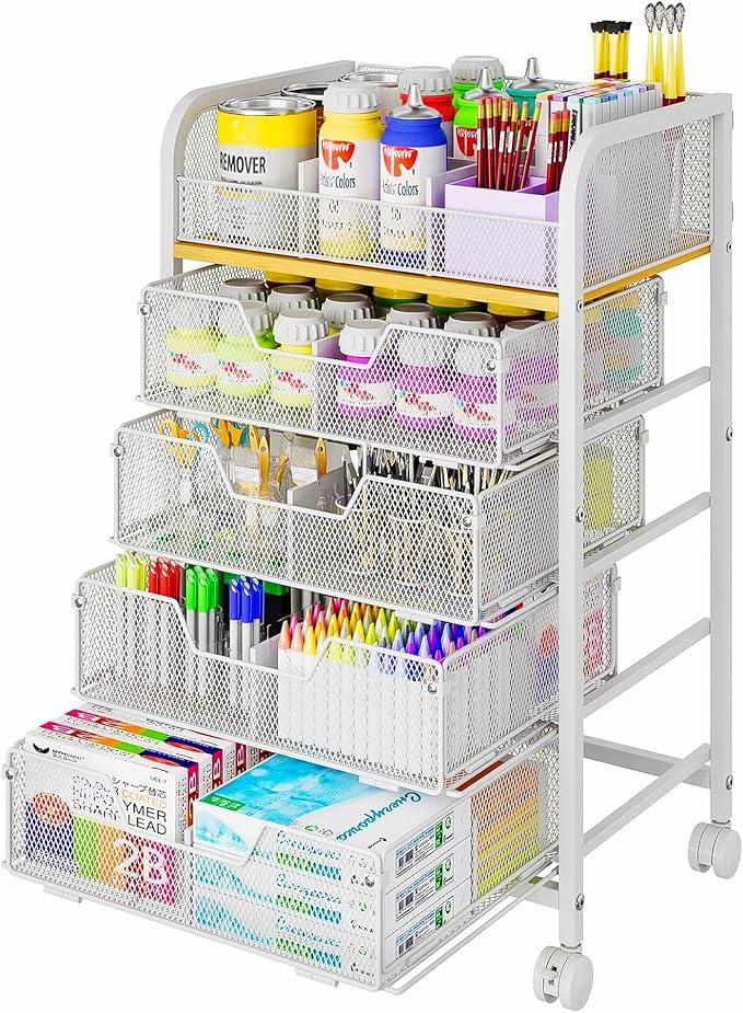 5-Tier Craft Organizer Cart by FollowWithYociyogaTogether