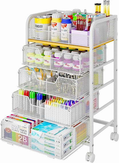 5-Tier Craft Organizer Cart by FollowWithYociyogaTogether