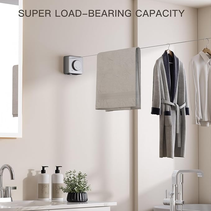 Retractable Clothesline Indoor Outdoor, Clothes Line Retracting Indoor - Image 5