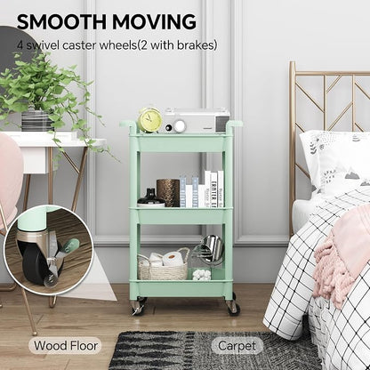 Steehoom 3-Tier Utility Rolling Cart - Image 6
