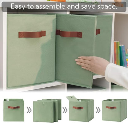 GRANNY SAYS 13 Inch Storage Cubes Organizer, Decorative Cube Storage Bins - Image 8