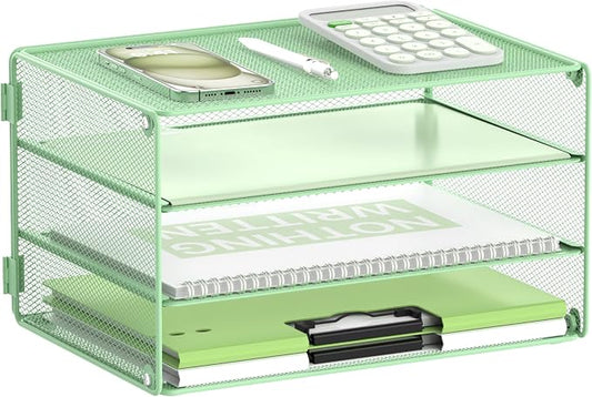 DALTACK 3 Tier Letter Tray Paper Organizer by DALTACK