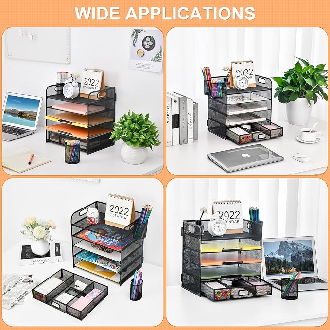 Lavatino 5 Tier Paper Organizer - Image 4