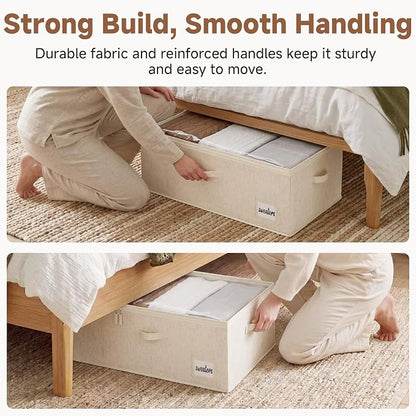 StorageWorks Under Bed Storage Bins, Handles and Label Holder, 20.5 Gallon - Image 4
