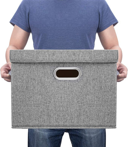 TYEERS Large Storage Bins with Lids, Collapsible, Fabric Storage Boxes - Image 6
