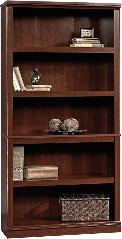Sauder Miscellaneous Storage 5-Shelf Bookcase/ Book shelf, Select Cherry finish by SAUDER%C2%AE
