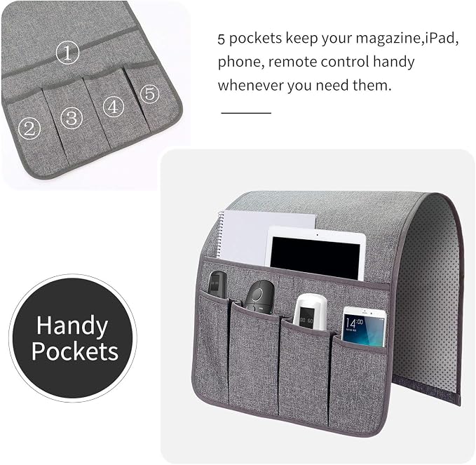 Sofa Armrest Organizer, Remote Control Holder - Image 4
