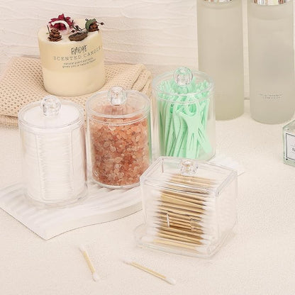 Tbestmax Bathroom Organizer Accessories Set-10 OZ, 7 OZ Qtips Holder Storage - Image 5