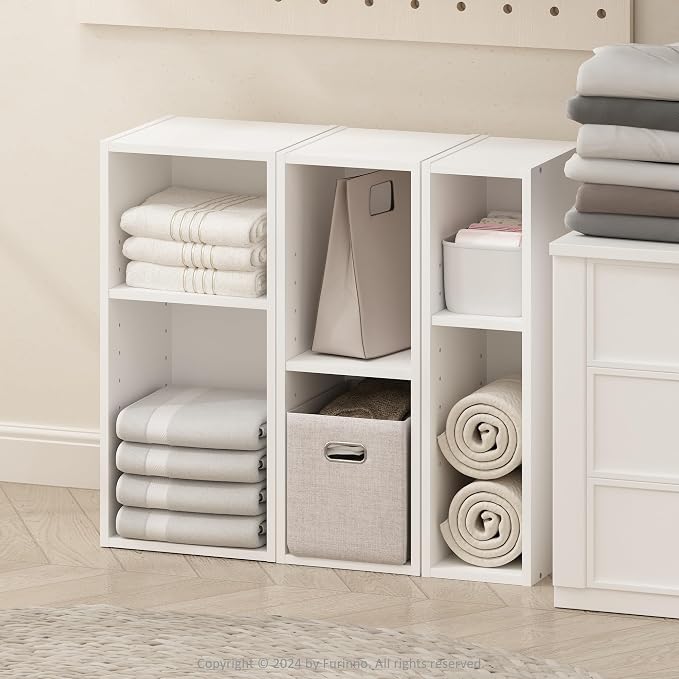 Furinno Reed 2-Tier Closet Organizers and Storage, Closet Organizer, Open Shelf - Image 3