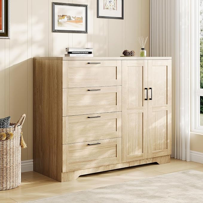 GarveeHome Multifunctional Wooden Dresser - Image 4