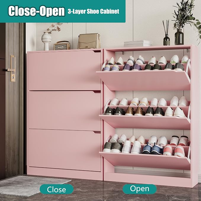 Xixini Shoe Storage Cabinet for Entryway - Image 3