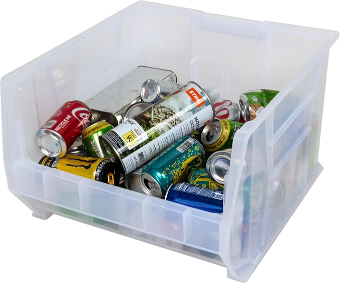 Akro-Mils 30283 Super-Size AkroBins Plastic Storage Bins, Space-Saving - Image 7