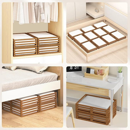 Bamboo Under Bed Storage Containers- Underbed Organizer - Image 5