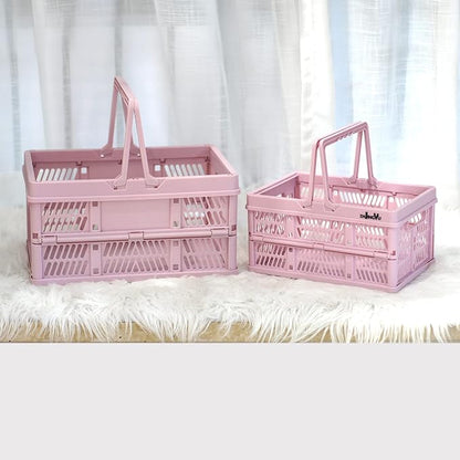 ZHJINGYU crates for storage, plastic baskets for organizing, collapsible - Image 7