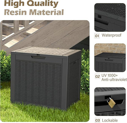 Outdoor Storage Box, 30 Gallon Deck Box - Image 3