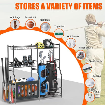 Ultrawall Golf Storage Organizer, Golf Bag Storage Stand - Image 6